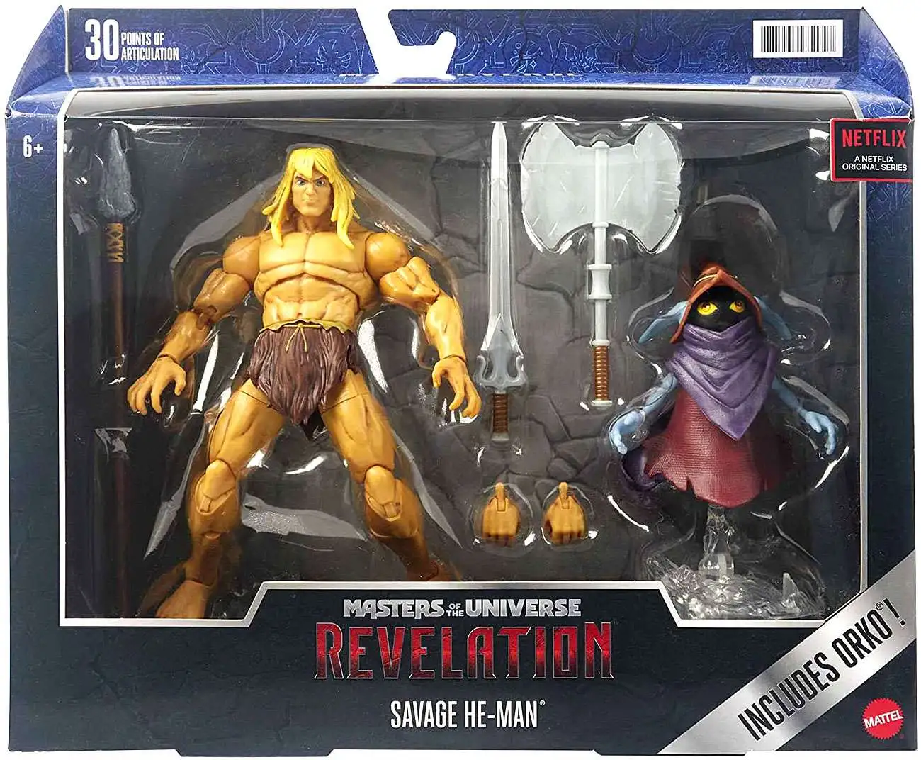 Best deal ๐คฉ Masters of the Universe Revelation Masterverse Savage He-Man with Orko Deluxe Action Figure 2-Pack โ 3 Best deal ๐คฉ Masters of the Universe Revelation Masterverse Savage He-Man with Orko Deluxe Action Figure 2-Pack โ