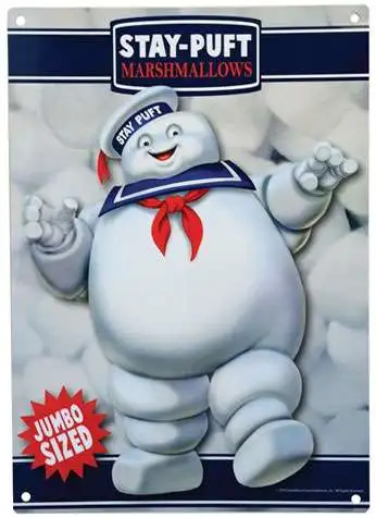 Discount 🎉 Ghostbusters Stay Puft Marshmallow Man 8-Inchx11-Inch Metal Sign 💯 3 Discount 🎉 Ghostbusters Stay Puft Marshmallow Man 8-Inchx11-Inch Metal Sign 💯