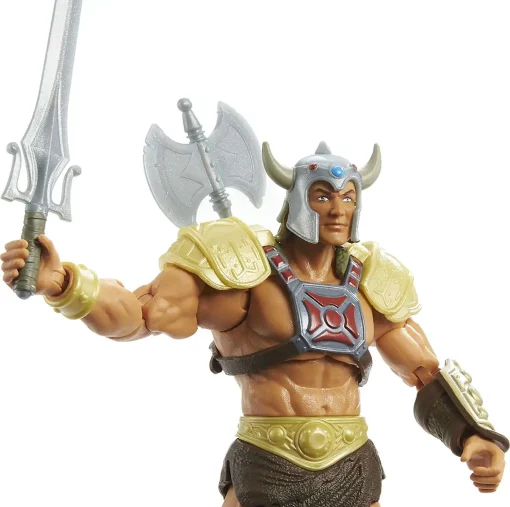 Wholesale 😀 Masters of the Universe Revelation Masterverse Wave 4 He-Man Action Figure [Viking] ✨ -Harry Potter Sale Store vikingheman inset2
