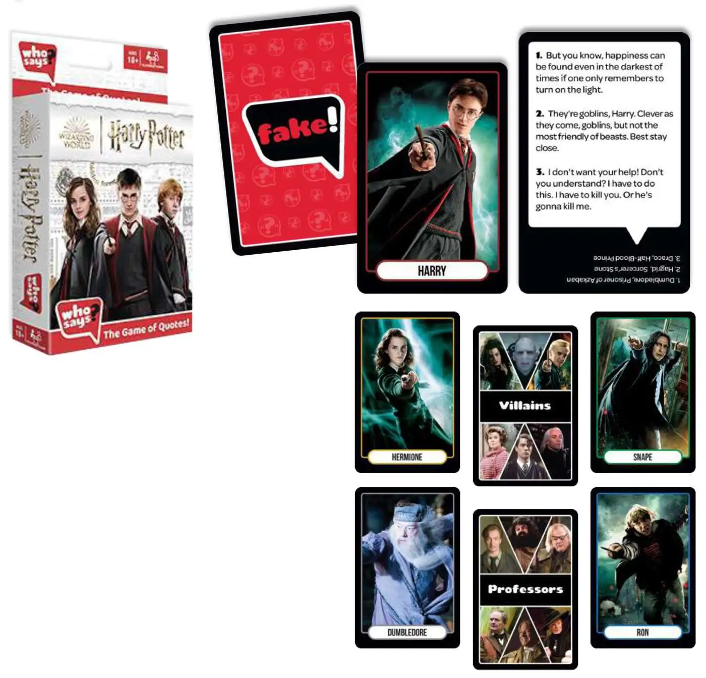 Wholesale ๐ฅฐ Who Says? Harry Potter Card Game โจ 3 Wholesale ๐ฅฐ Who Says? Harry Potter Card Game โจ