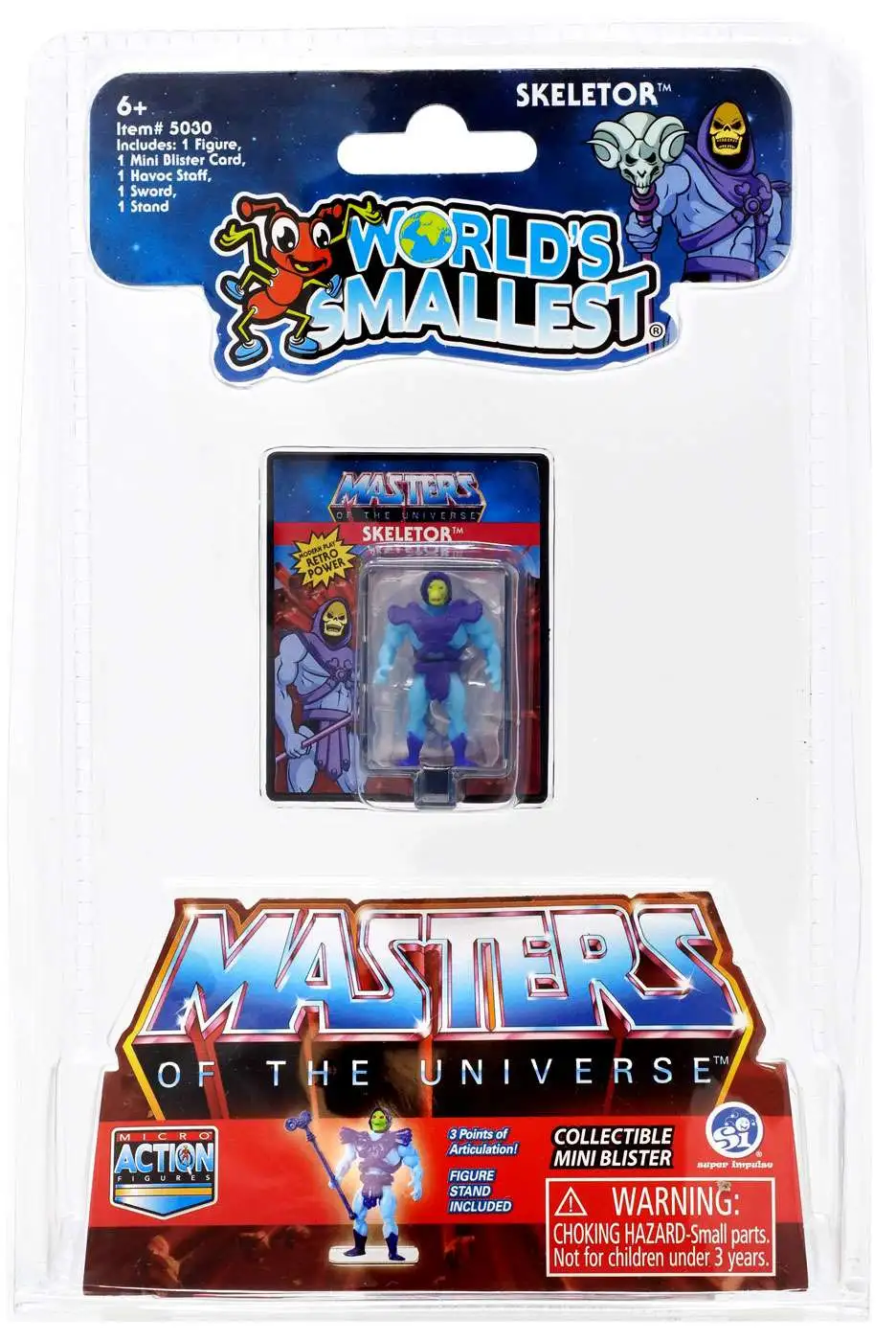 Flash Sale ✔️ World's Smallest Masters of the Universe Skeletor 1.25-Inch Micro Figure 🥰 3 Flash Sale ✔️ World's Smallest Masters of the Universe Skeletor 1.25-Inch Micro Figure 🥰